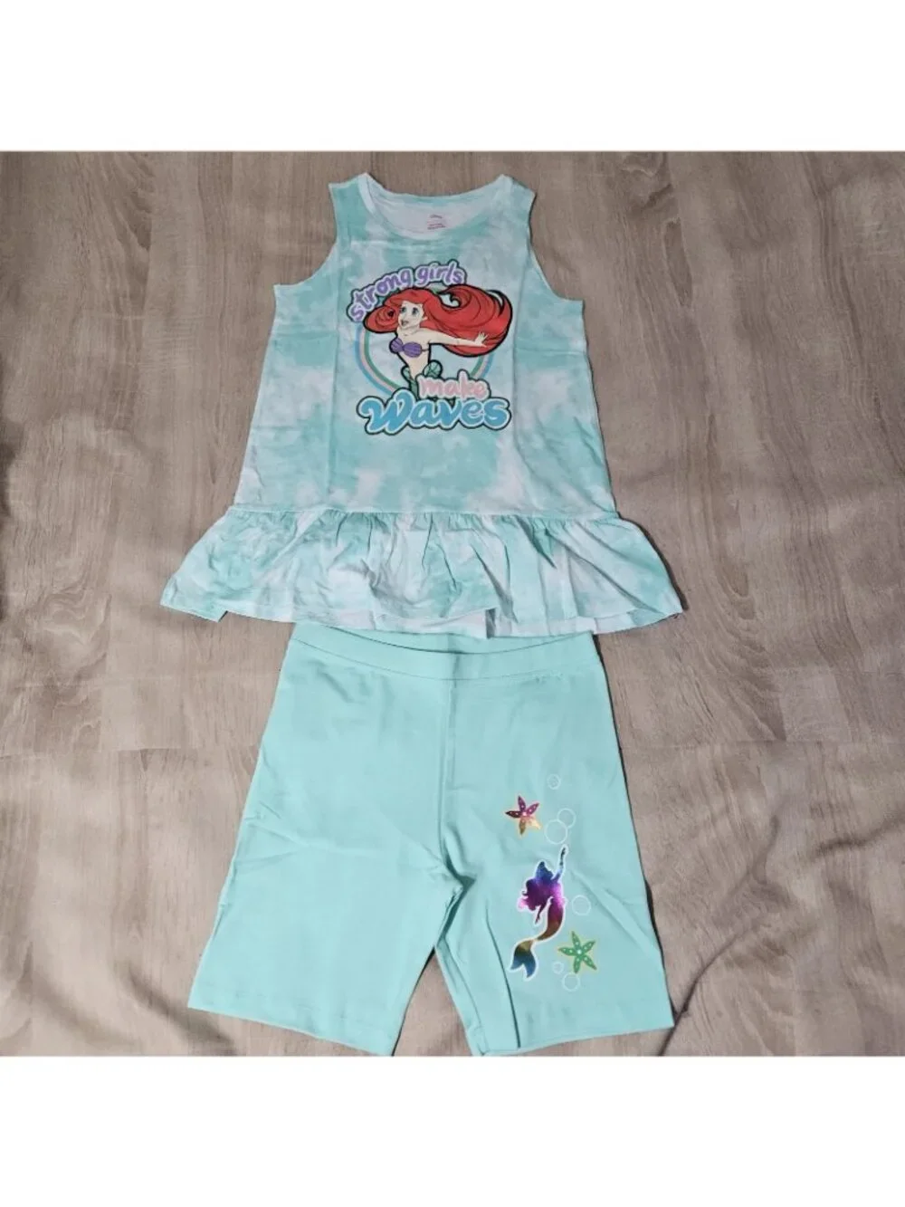 Lot Of  Girls Size Xl 10 Clothing Disney Star Wars  Little Mermaid Nwot